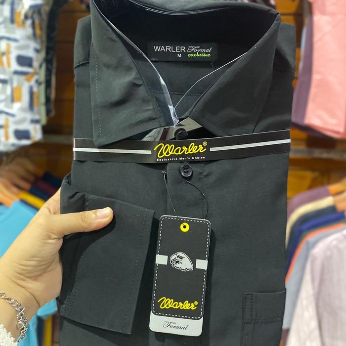 Kemeja Warles Polos lengan panjang/ kemeja formal