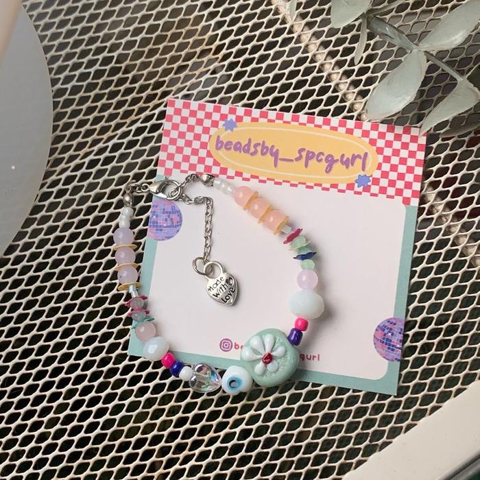 Blue turkish bracelets | gelang manik | gelang manik jombang