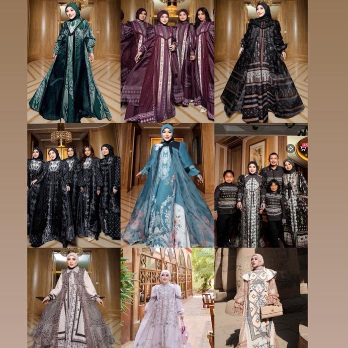 Gamis  sarimbit set  hijab by ss