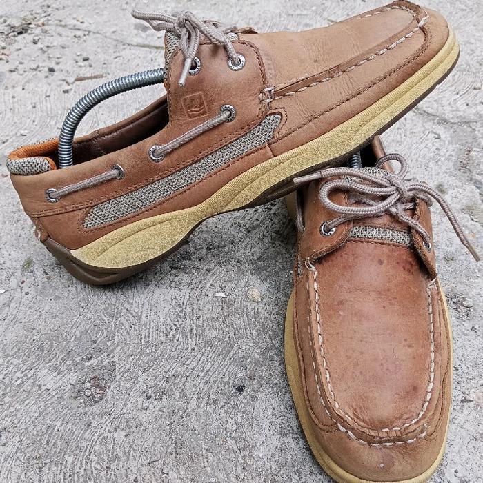 sepatu loafers Sperry top sider sz 44 nubuck