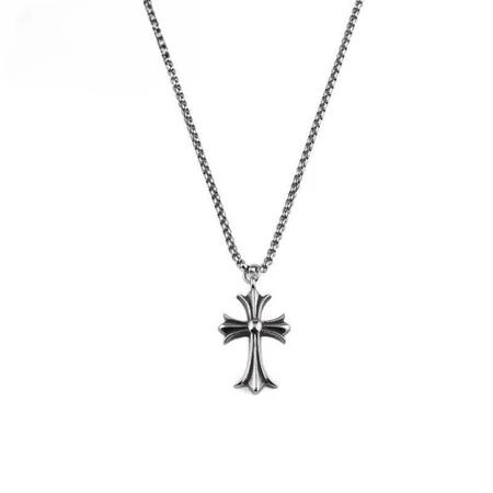 Chrome Hearts Necklace Kalung Titanium Silver Anti Karat