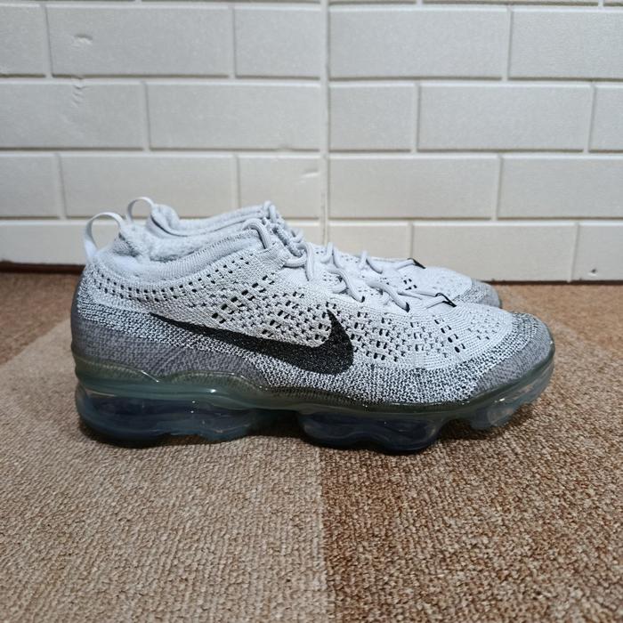 Sepatu Nike Sportwear Air VaporMax Flyknit 2023 Pure Platinum/Anthracite/White Sneakers Original Cas