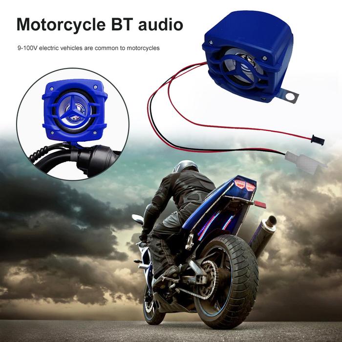 Motorcycle Stereo Riding Sound System Mini Sound Loudspeaker