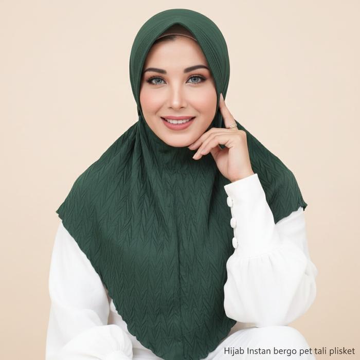 Hijab Plisket Instan Premium – Kerudung Langsung Pakai, Adem, Cocok Kerja & Daily”
