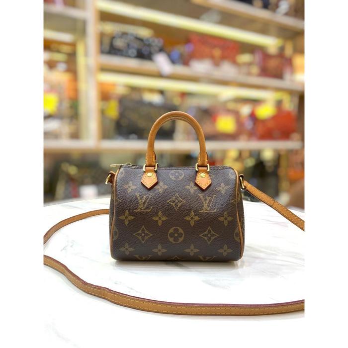 LV Speedy Nano  Monogram Thn 2020 Authentic Original Preloved Bag