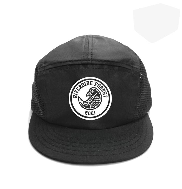 Topi Running Bike Lidah Pendek Riverside Forest dengan Taslan dan Pengunci Klik