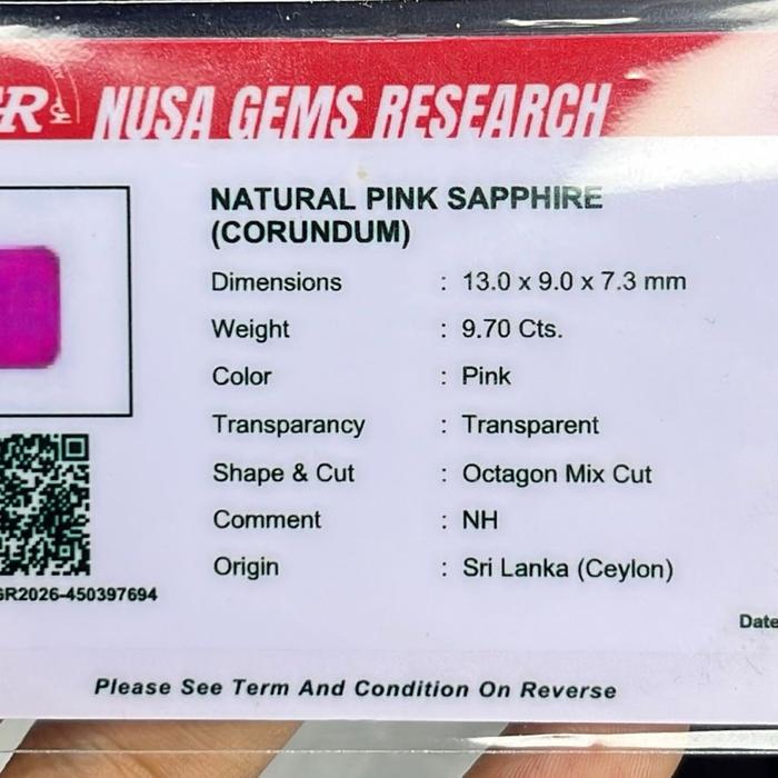 pink saphirre+memo ngr+ring