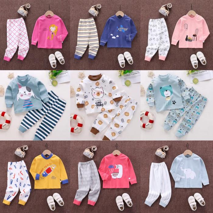 Setelan Bayi / Setelan Panjang Bayi / Baju Bayi / Setelan Anak Imut