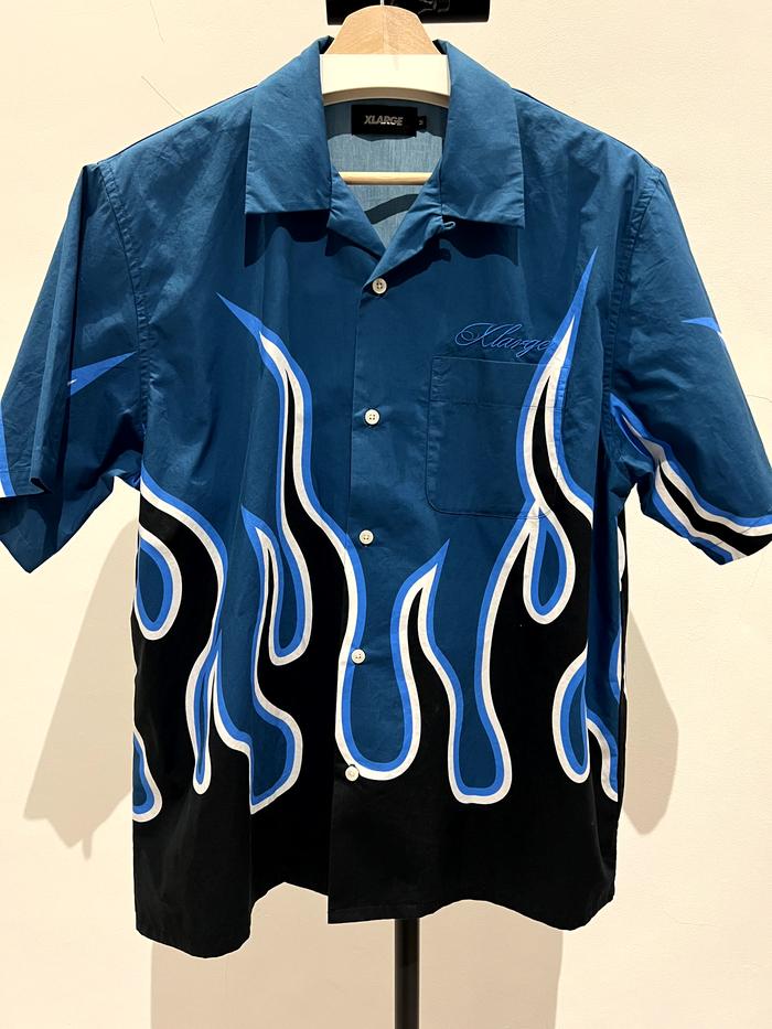 Xlarge Flame S/S Shirt / Kemeja 2022 Original