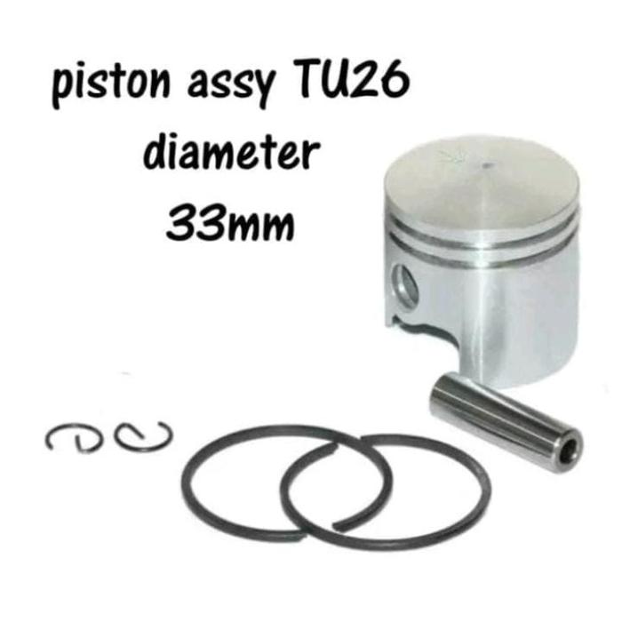 TU26 piston Assy / seher komplit untuk mesin semprot hama (knapsack) 2 tak