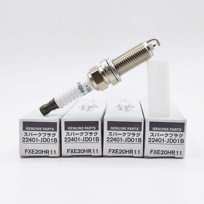 4PCS 22401-JD01B FXE20HR11 Iridium Spark Plug For Nissan Sentra