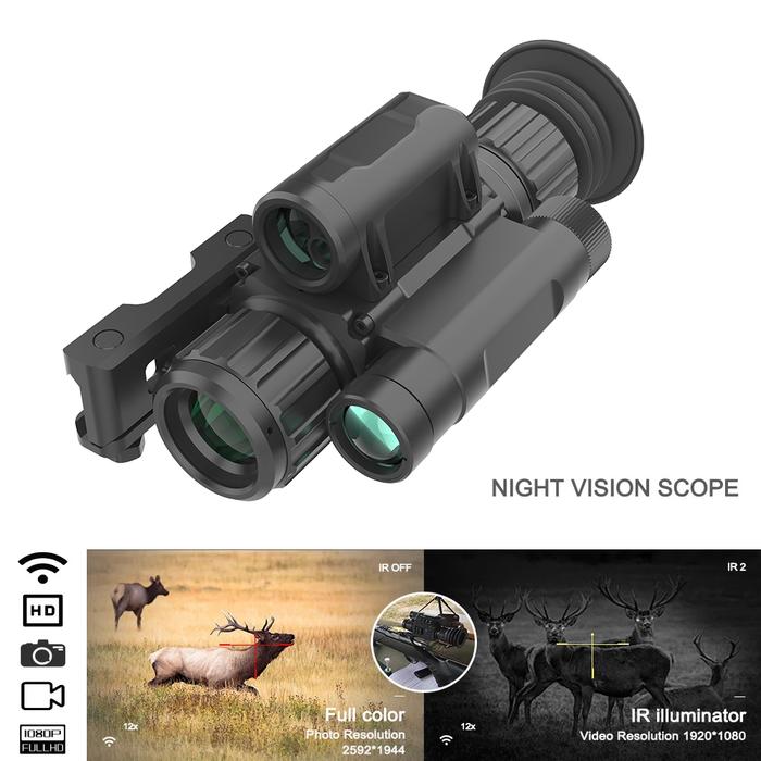 Digital Day and Night Vision Scope Monocular IR 850nm Night Vision