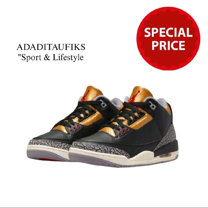 Sepatu Sneakers Wmns Air Jordan Retro 3 Original