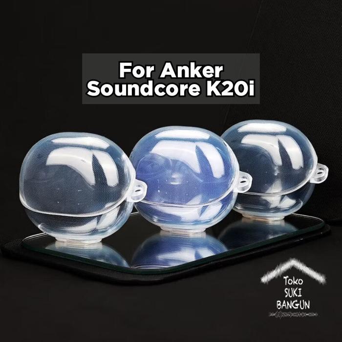 Case Anker Soundcore K20i CLEAR Transparent Rubber Silicone Cover Casing Pouch Protector