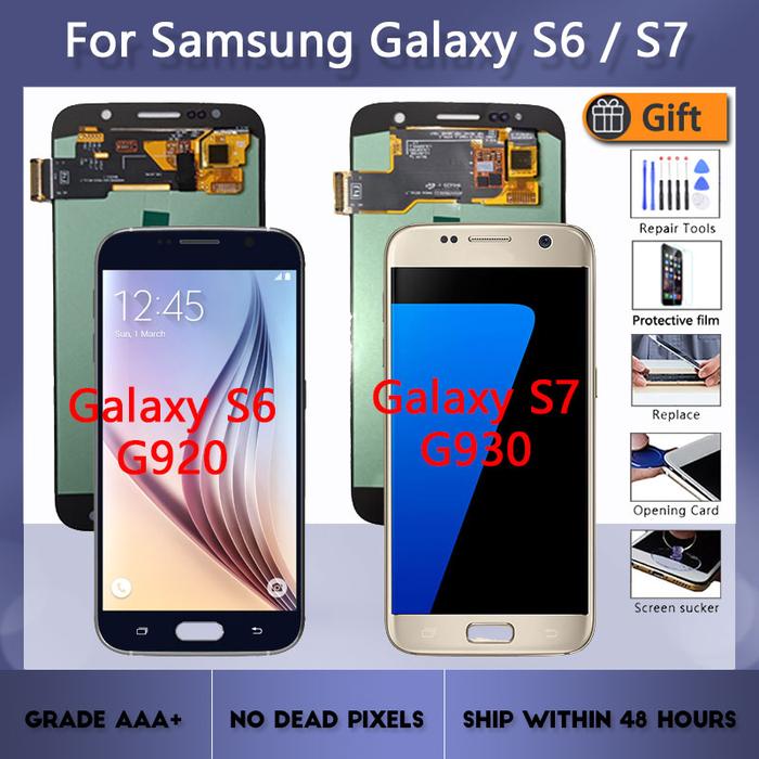 New Super AMOLED For SAMSUNG GALAXY S6 S7 LCD Display Screen