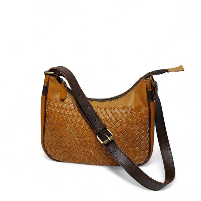 Selempang Mita Leather Bag Anyam