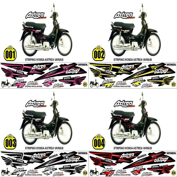 Stiker Striping Astrea Grand Decal Variasi Grafis