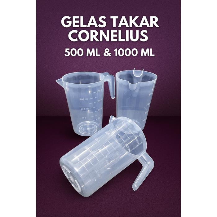 Gelas Takar CORNELIUS 1000ml Gelas Ukur Takaran Air Teko Ukur Plastik Kitchenware