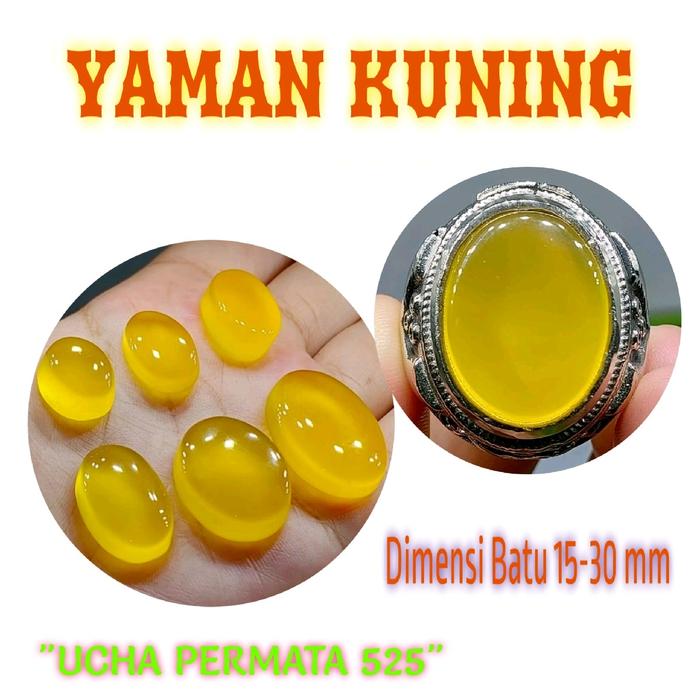 cincin yaman kuning giwang Batu Ring Akik