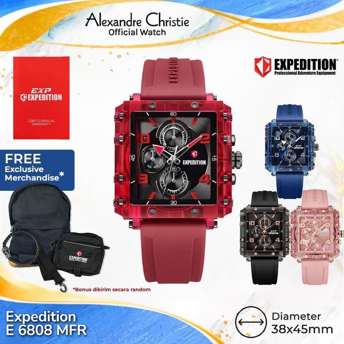 Expedition Wanita EX 6808 MF E 6808 6808 E6808MF | Jam Tangan Pria | Analog