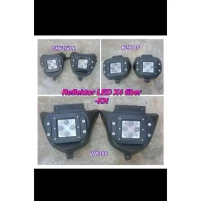 REFLEKTOR DAYMAKER X4 LAMPU DEPAN LED X4 WR155 CRF150 REFLEKTOR KLX BF DTRACKER X4 LED