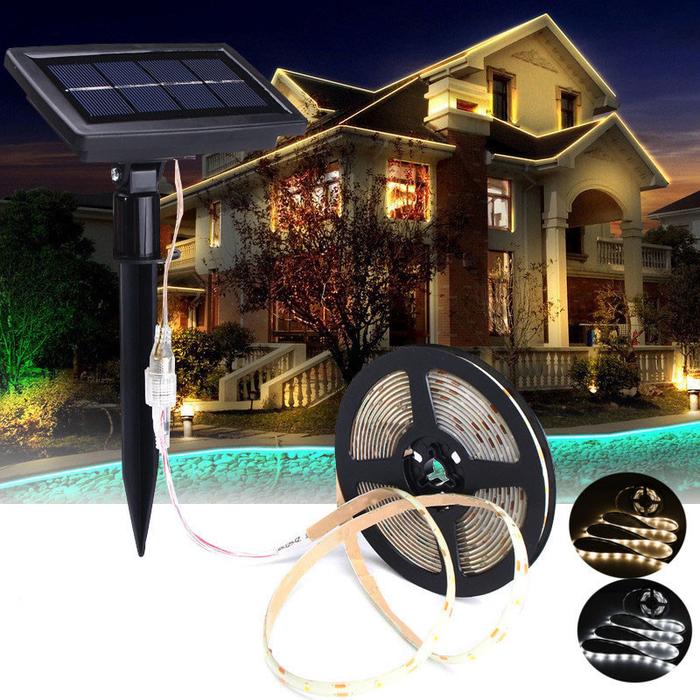 Solar Powered Super Bright 2835 LED Strip Light LED Lights Flexible