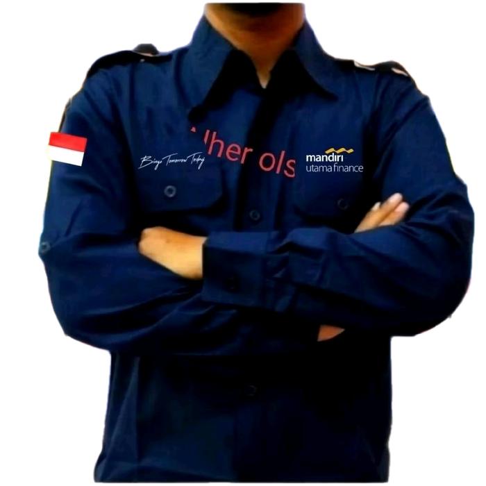ready kemeja mandiri utama finance baju mandiri utama finance seragam mandiri utama finance Pdh mand