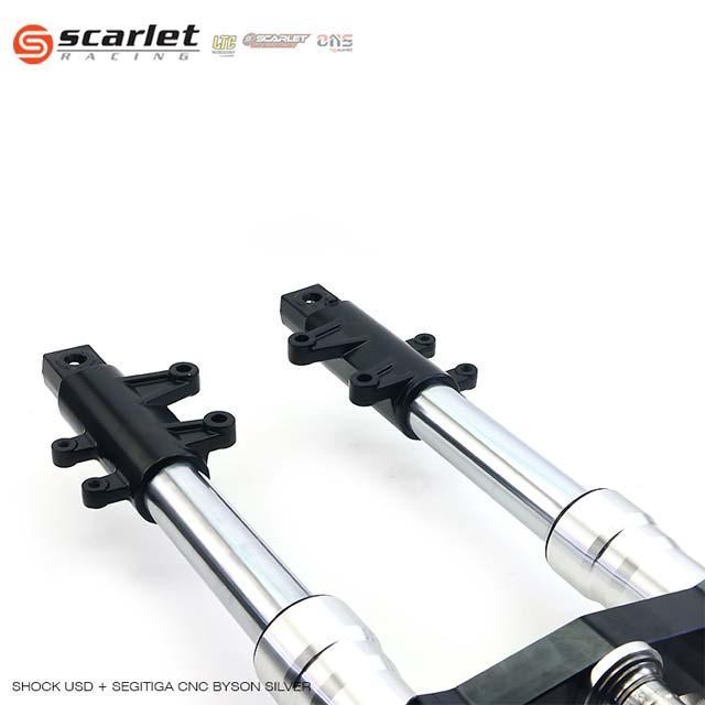 Scarlet Racing - Shock USD Plus Segitiga CNC Byson