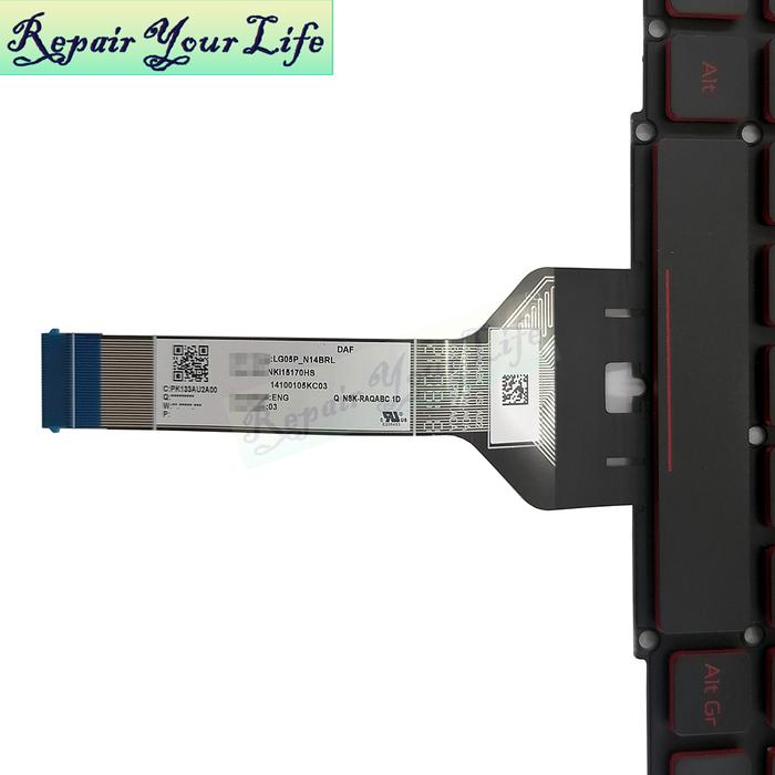 RU/Russian US Backlit Keyboard for Acer Nitro 5 AN515-55 AN515-56/57