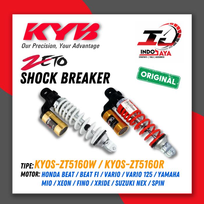 Indra Motopart - [New] SHOCKBREAKER + TABUNG KAYABA KYOS-ZT5160W UNTUK MOTOR ALL MATIC HONDA / SHOCK