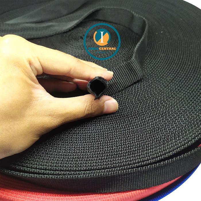 METERAN TALI WEBBING TUBULAR DOUBLE LEBAR 2.5 CM WEBBING HAMMOCK