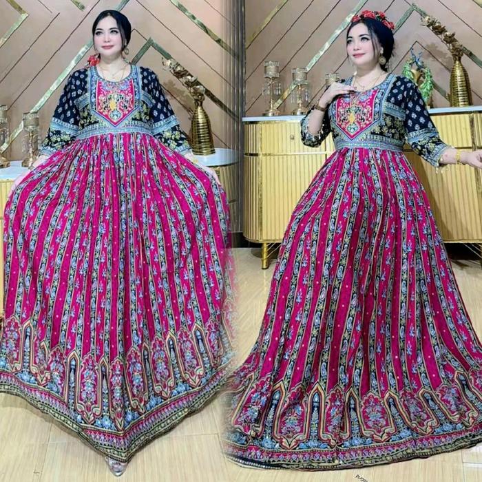 gamis hindi manis manja Wanita