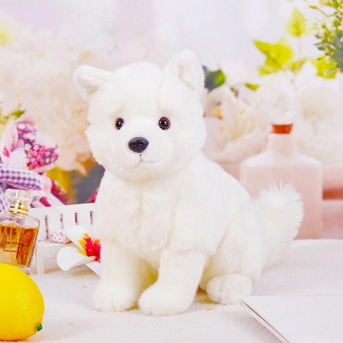 Cute Dog Plush Toy Doll Long Plush Corgi Bichon Frise Poodle Dogs