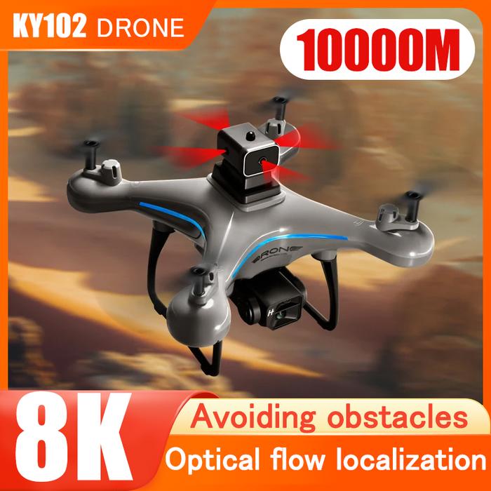 KY102 Profesional Drone 8k Dual-camera Aerial Photography 360 Obstacle Avoidance Optical Flow GPS Fo