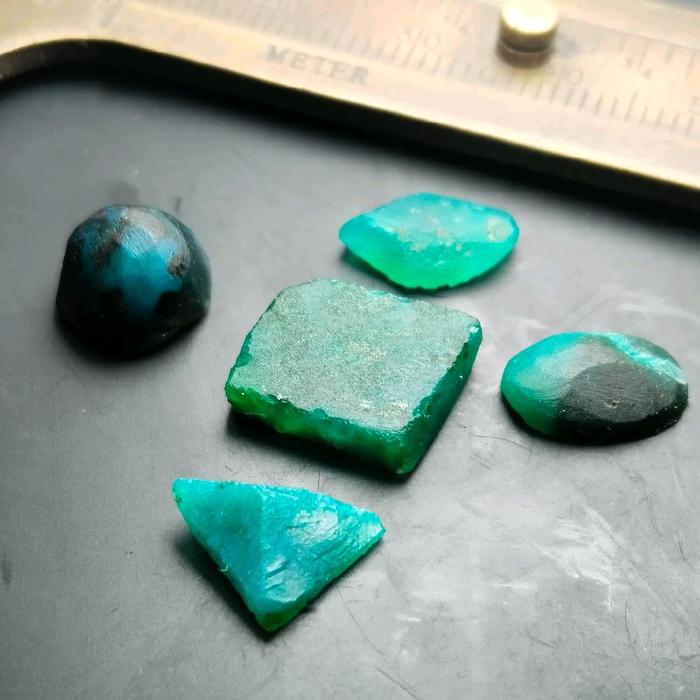 Bahan dan polkas batu cincin bacan doko asli murah meriah