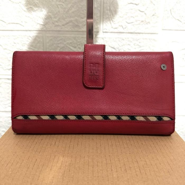 Dompet daks. Dompet panjang kulit asli daks. Dompet panjang prelop. Maroon