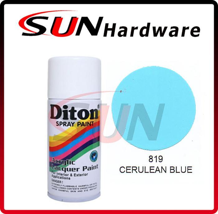 Pilox DITON 300 cc Cerulean Blue 819 Pilox Pylox Cat Semprot Solid Biru Muda