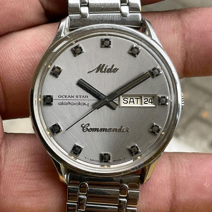 JAM SWISS ISTIMEWA : MIDO CLASSIC COMMANDER 8225 FULL ORIGINAL
