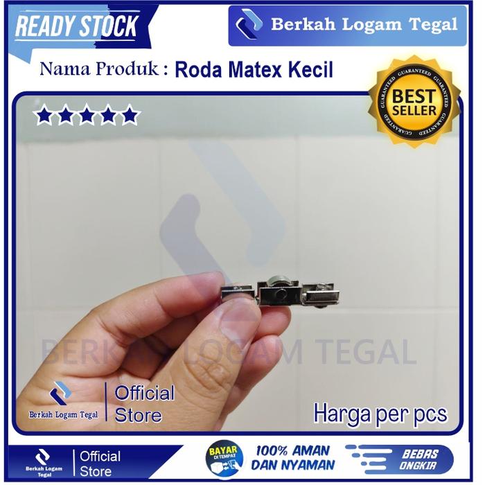 Roda matex kecil / Rel etalase / pintu sliding