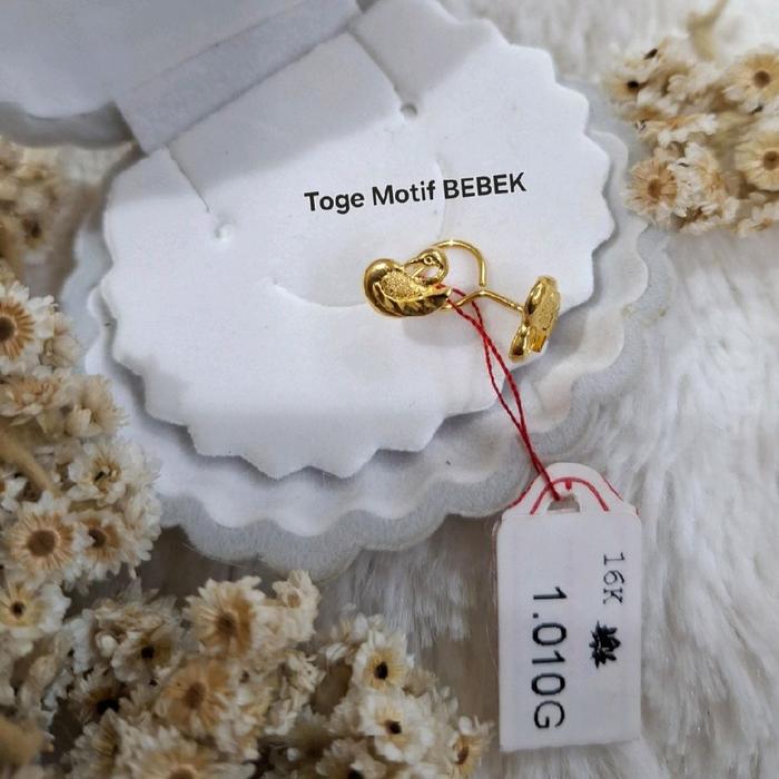 Anting emas 70 bebek toge
