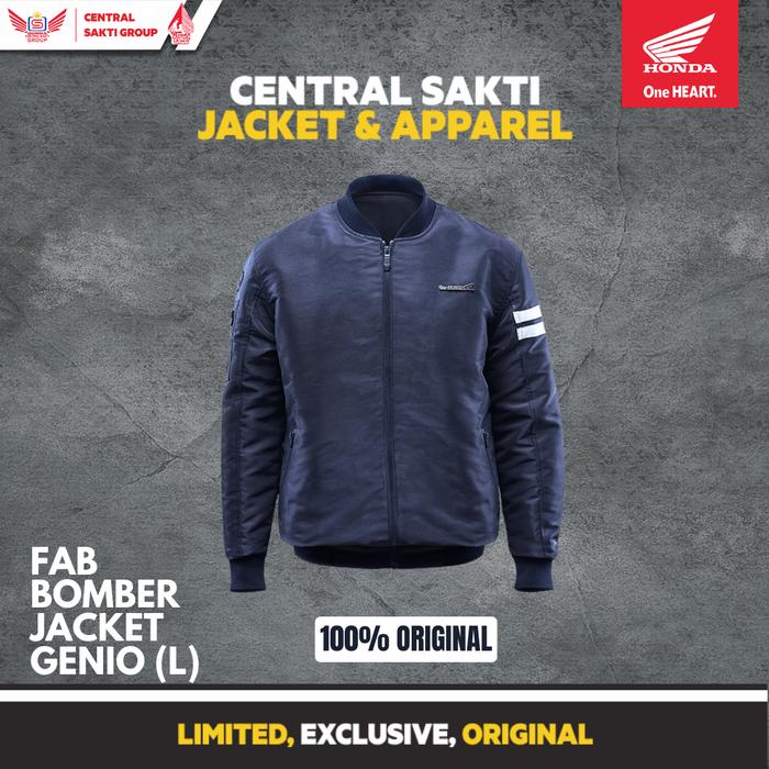 Fab Bomber Jacket Genio ukuran L dan XL Original Honda