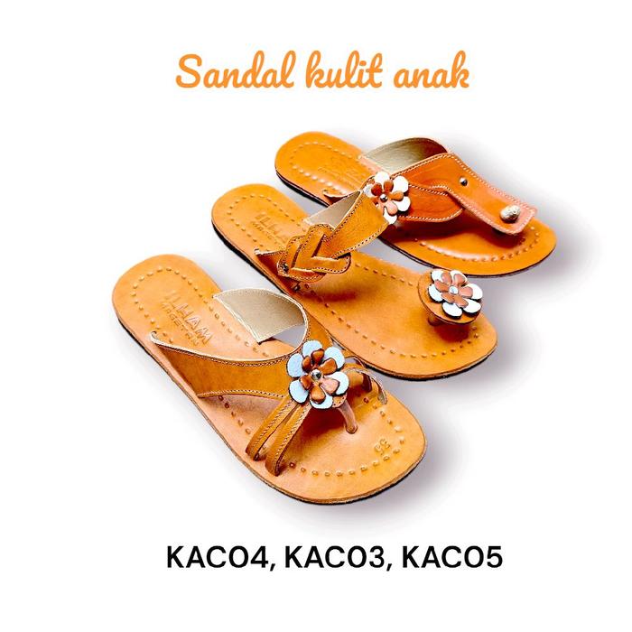SANDAL KULIT ANAK CEWEK HANDMADE MAGETAN