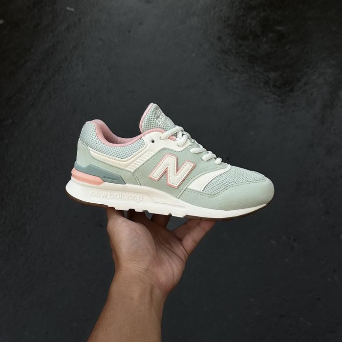 sale Sepatu sneakers anak new balance 997H kids clay ash mint green 100% legit