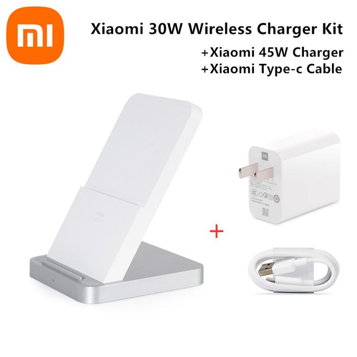 Xiaomi 30W Wireless Charger Vertical Air-cooled With 45W Charger