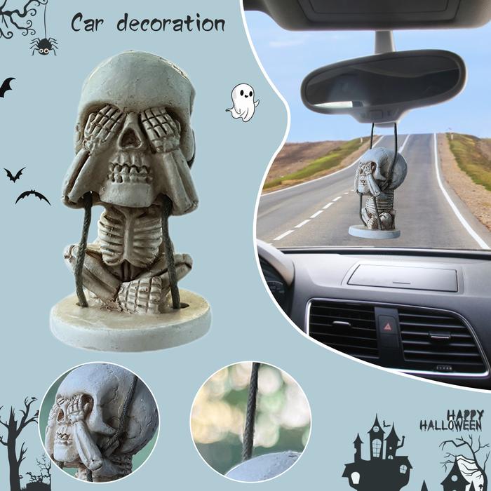 Boneka Kerangka Resin Dekorasi Gantung Kerangka Lucu Karya