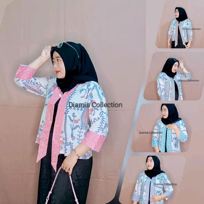 Outer Xaviera/outer batik/outer batik kekinian/outer batik viral/baju batik kekinian/ baju atasan wa