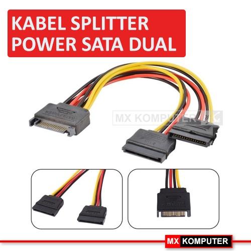 Kabel Power SATA Cabang 2