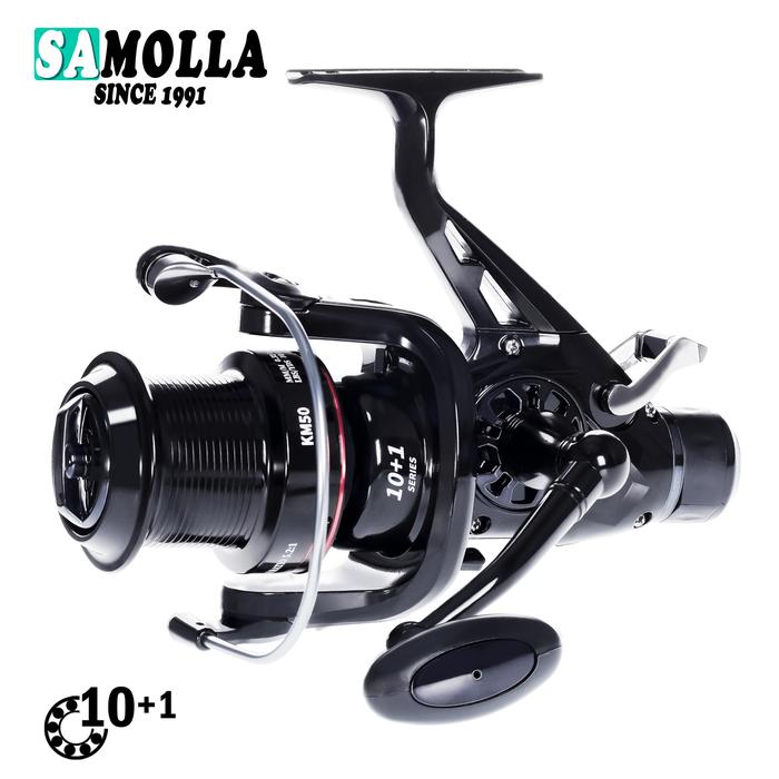 Double Drag Carp Fishing Spinning Reel 10+1BB 20KG Drag with Front