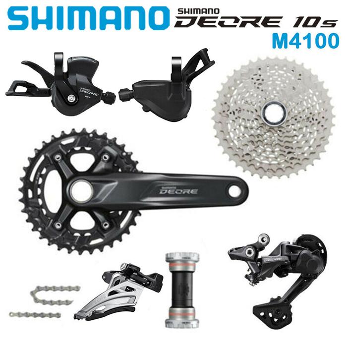 SHIMANO DEORE M4100 Groupset 2x10 Speed MTB M4100 170mm 175mm 36-26T