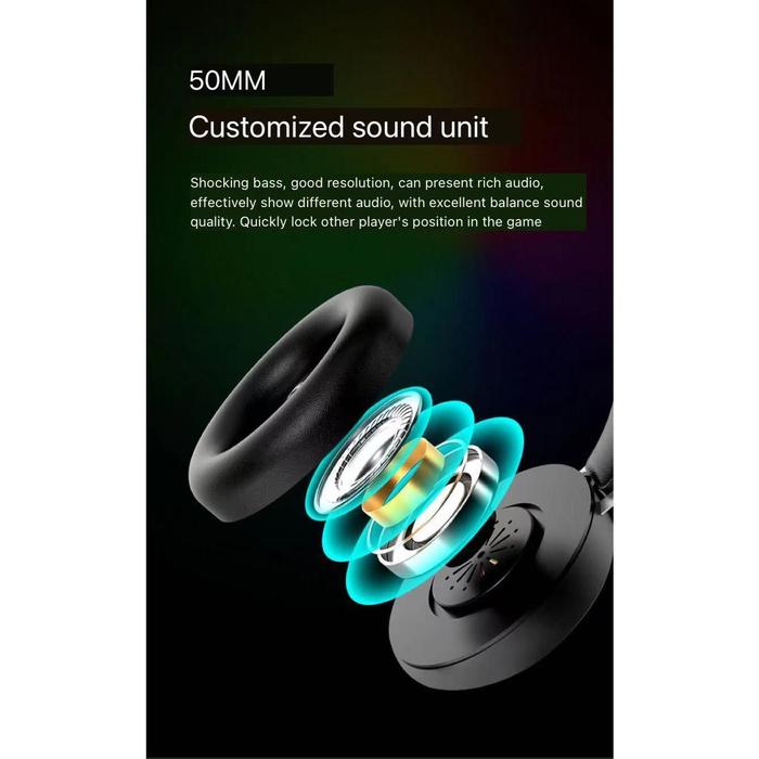 X2 RGB Game Luminous Earphone Wired USB Computer Network Class